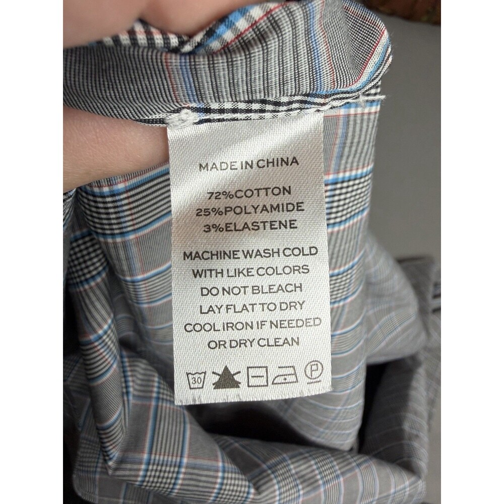 Hill House Home Athena Nap Dress Small Matilda Plaid Smocked Puff Sleeve Mini - Picture 7 of 13